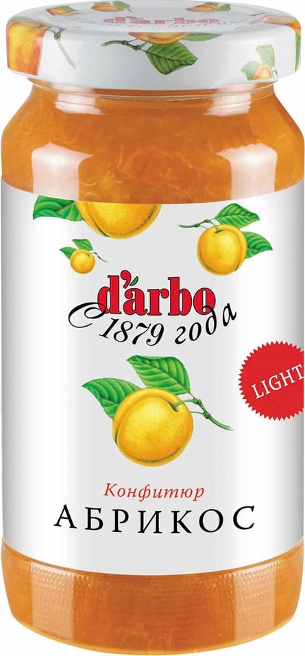 Конфитюр Darbo Абрикос с пониженной калорийностью 220г
