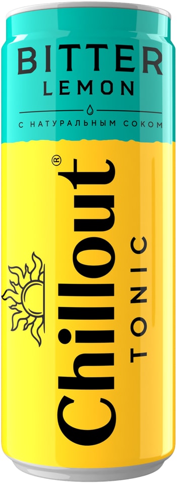Напиток Chillout Tonic Bitter lemon 330млс доставкой 74₽