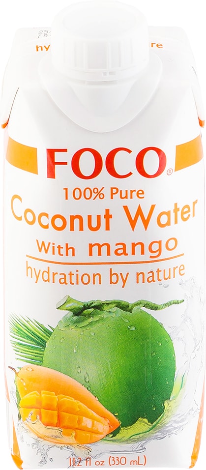 Вода кокосовая Foco с манго 330мл