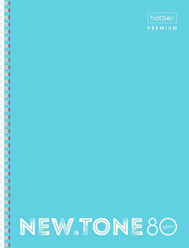 Тетрадь общая Hatber Premium Newtone pastel незабудка А4 В клетку 80л