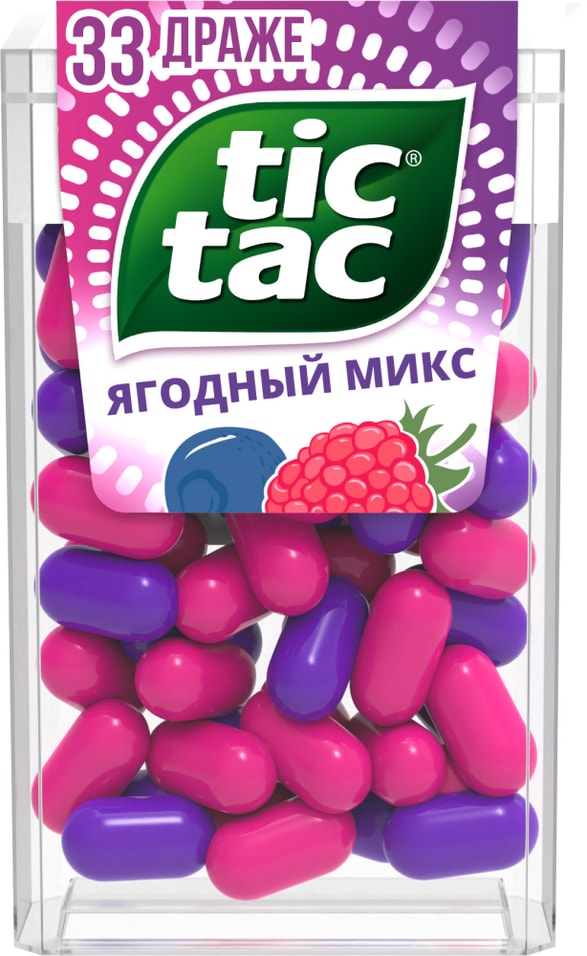 Драже Tic-Tac Ягодный Микс 16г - Vprokru Перекрёсток 87₽