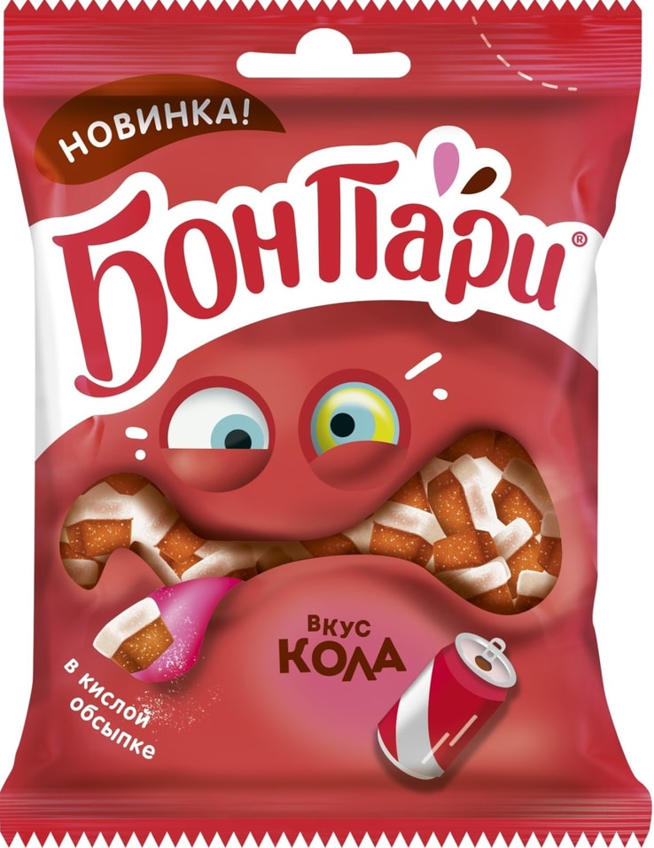 Мармелад Бон Пари жевательный вкус Колы 120г 118₽