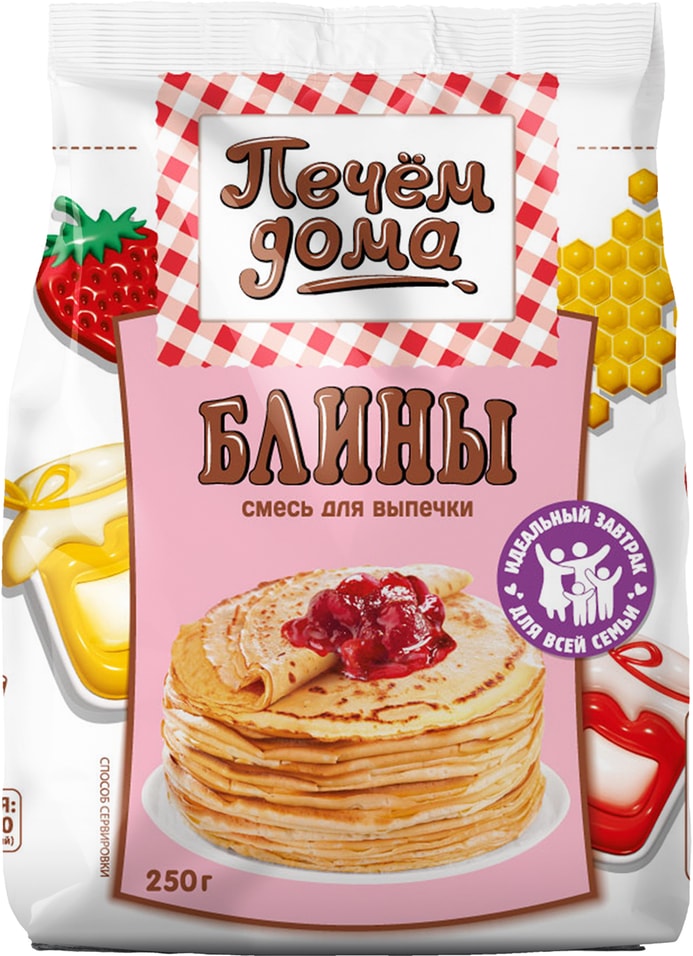 Смесь для выпечки Печем дома Блины 250гс доставкой!