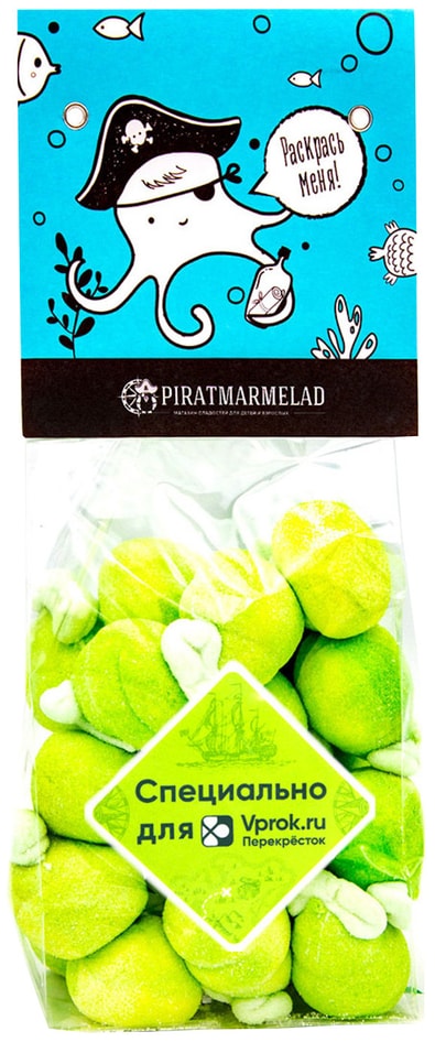 Маршмеллоу PiratMarmelad Яблоко с начинкой желе 200г