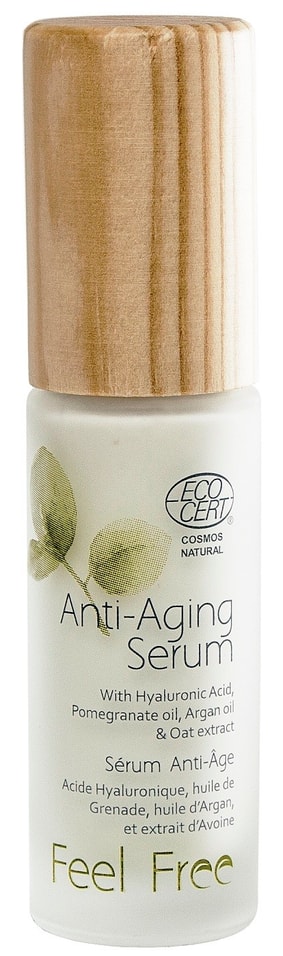 Сыворотка для лица Feel Free антивозрастная c гиалуроновой кислотой 30мл