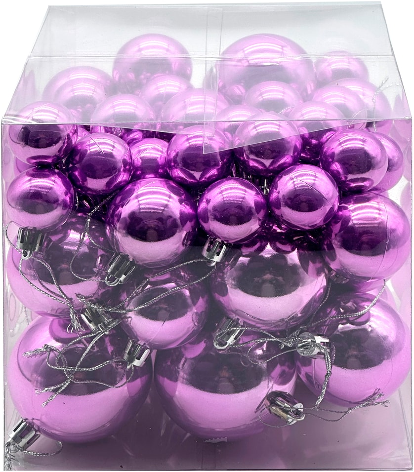 Набор новогодних украшений Magic Time 59штс доставкой 240₽