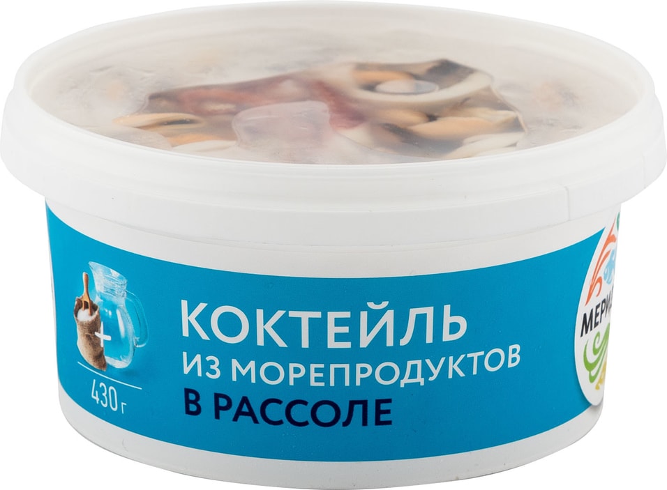 Коктейль из морепродуктов Меридиан в рассоле 430г от Vprok.ru