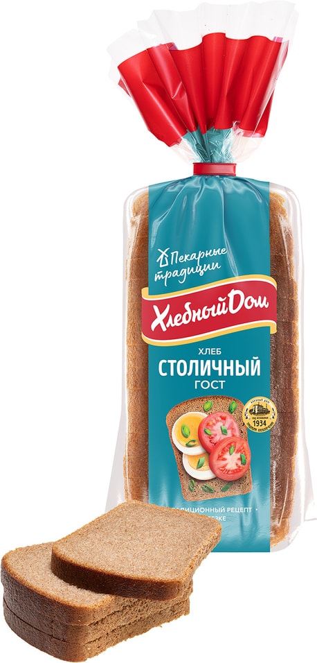 Хлеб Хлебный дом Столичный нарезка 700г