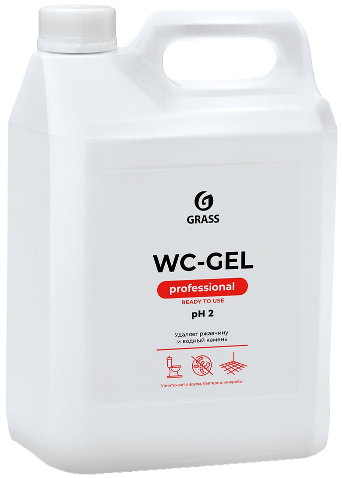 Средство чистящее Grass WC-gel для чистки сантехники 5л 959₽