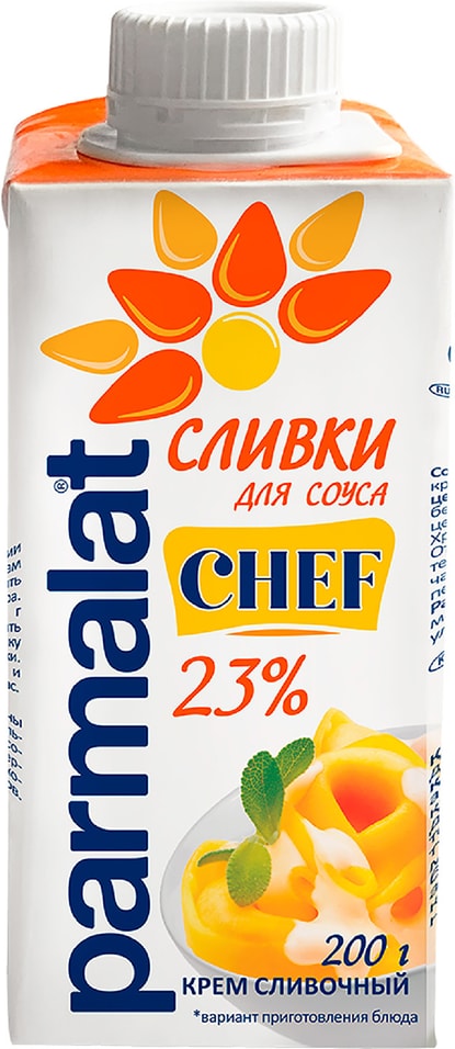 Соус Parmalat Сливочный 23% 200мл