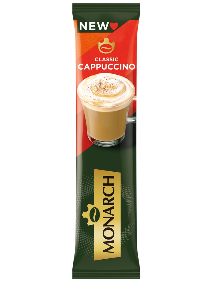 Напиток кофейный Monarch растворимый Classic Cappuccino 15г