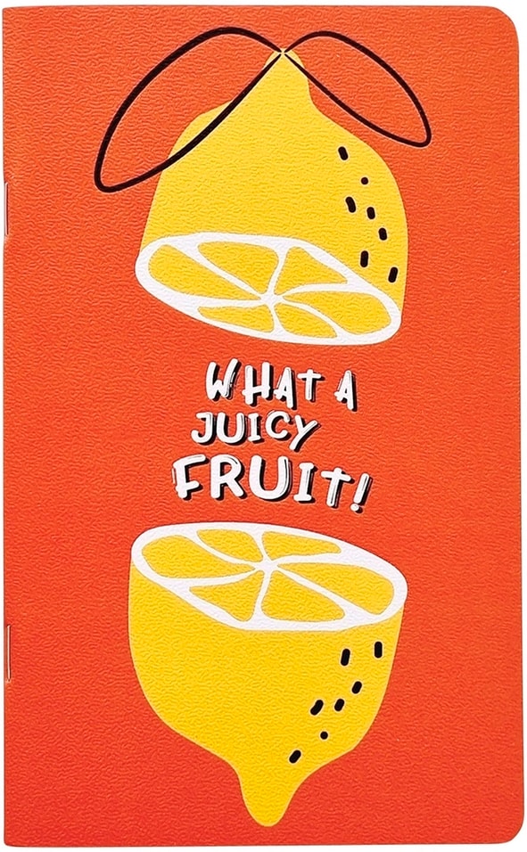 Блокнот Be Smart Fruits Лимон 130210мм мягкий переплет линейка 48л 79₽