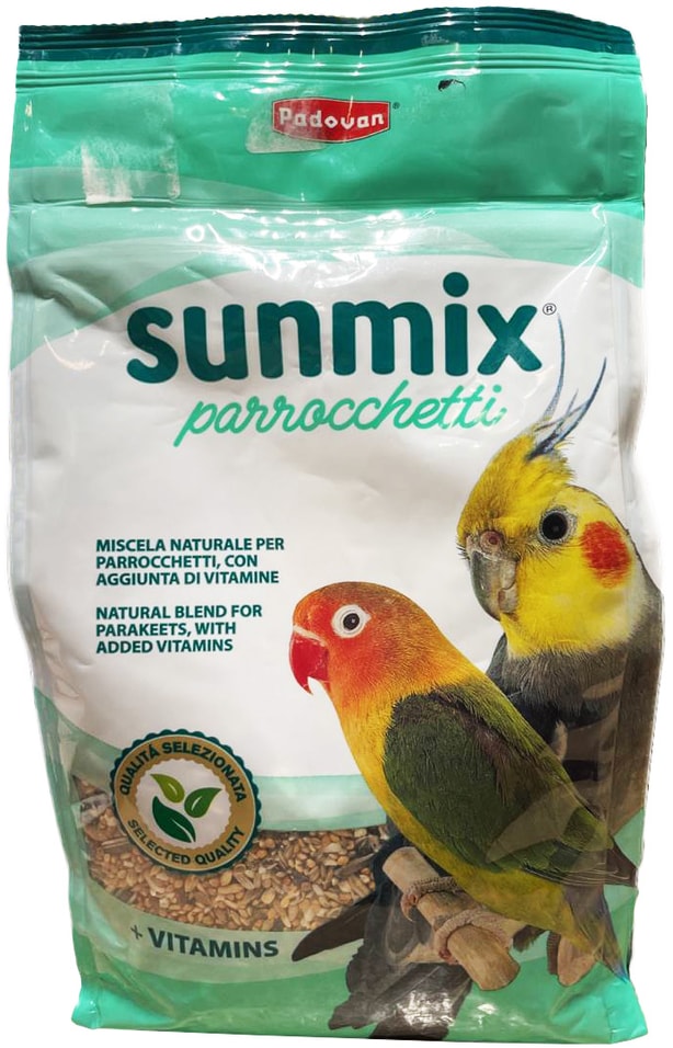 Корм для птиц Sunmix Parrocchetti 750г