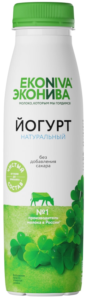 Йогурт питьевой ЭкоНива Натуральный 2.8% 300г