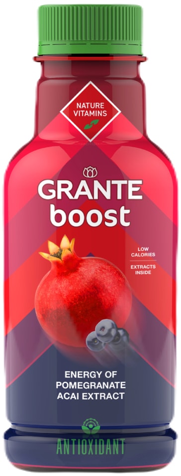Напиток Grante Boost Гранат-Экстракт асаи 330мл
