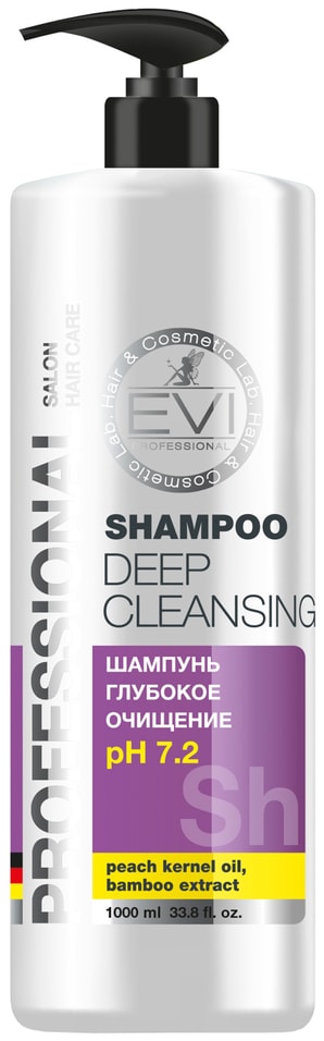 Шампунь-пилинг для волос EVI professional Глубокое очищение 1л от Vprok.ru