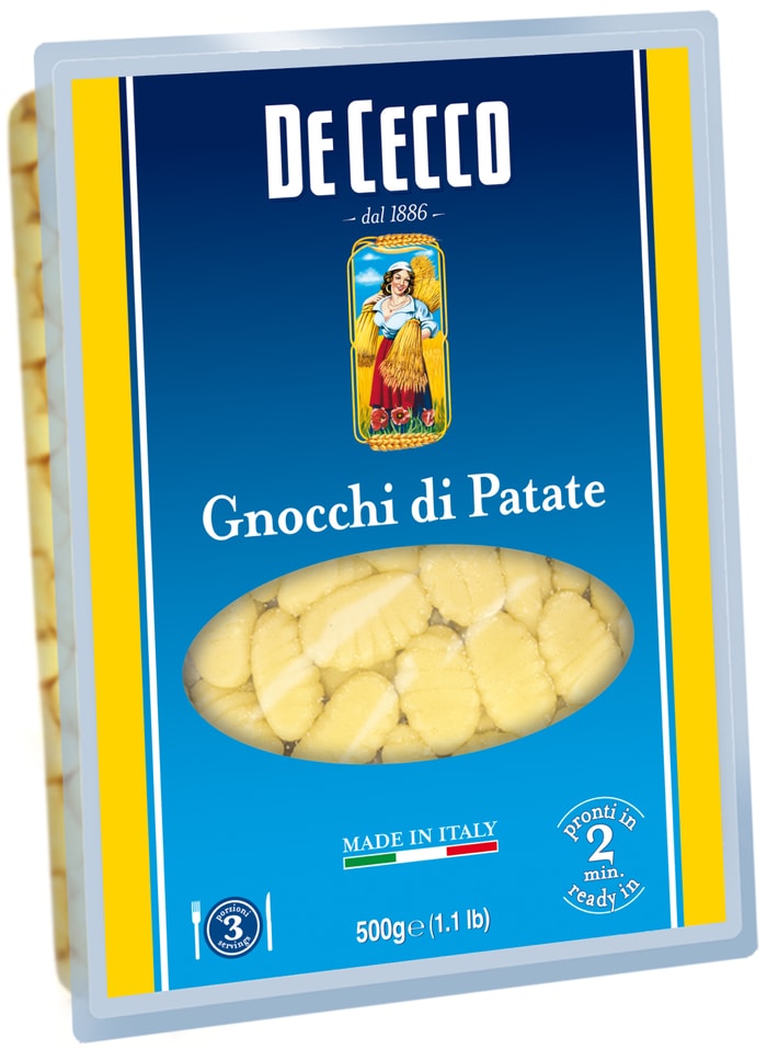 Клецки De Cecco Gnocchi di Patate картофельные Ньокки 500г