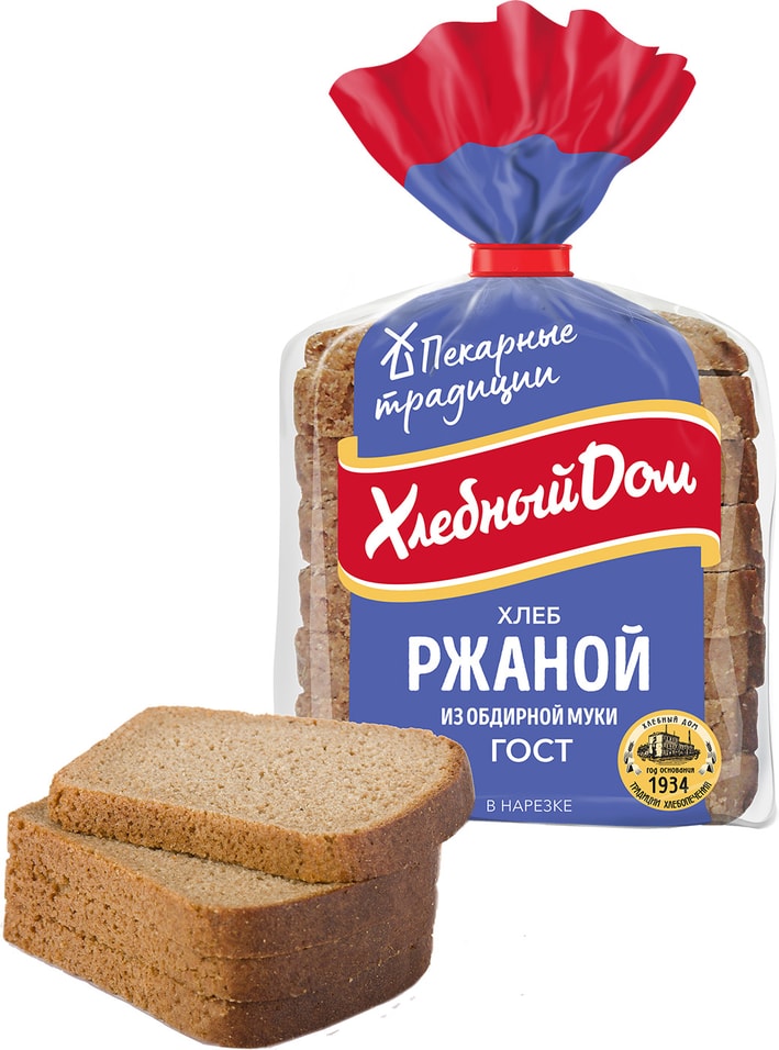 Хлеб Хлебный Дом Ржаной нарезка 400г