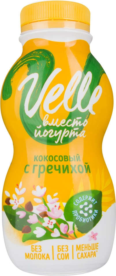 Продукт кокосовый Velle  ферментированный питьевой Гречишный 250г