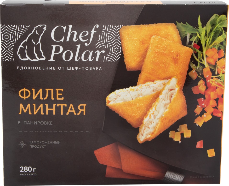 Отзывы о Филе минтая Chef Polar в панировке 280г