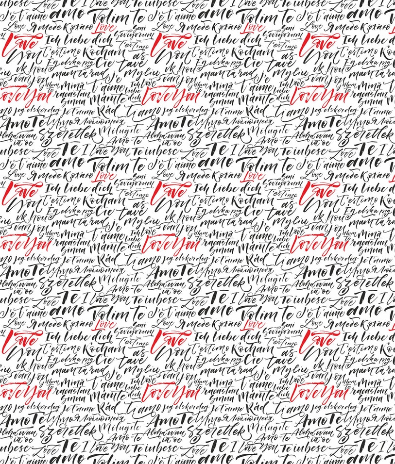 Плед Belezza Love text 180*200см