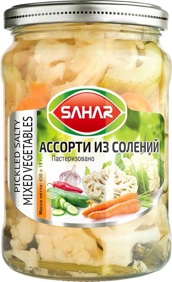 Ассорти Sahar из солений 630г - Vprok.ru Перекрёсток
