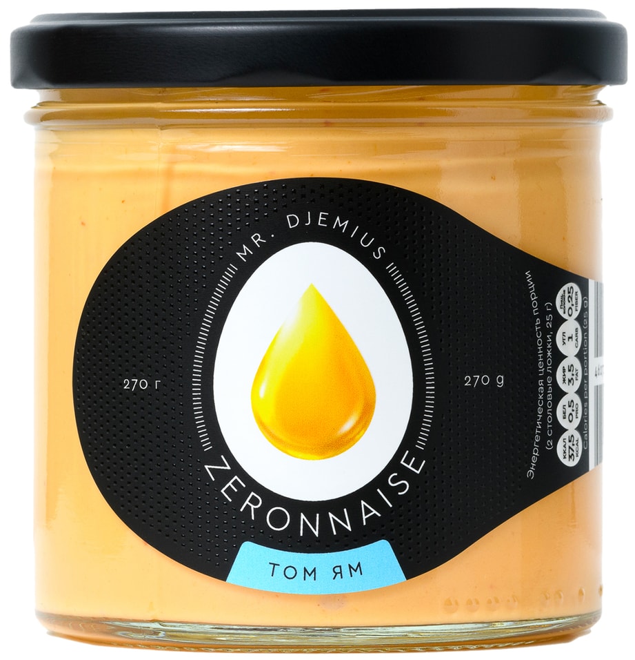 Соус MrDjemius Zeronnaise Том Ям 270г Закажите онлайн 299₽