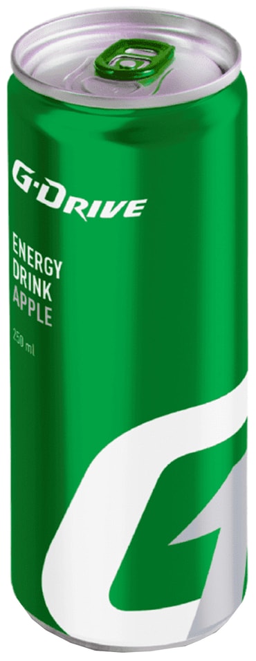 Напиток G-Drive энергетический Яблоко 250млс доставкой!
