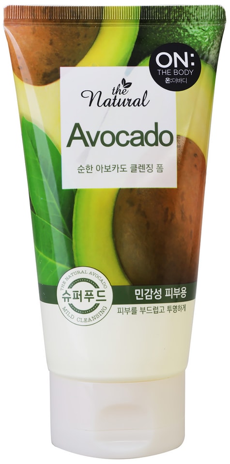 Пенка для умывания On The Body Natural Avocado 120г от Vprok.ru