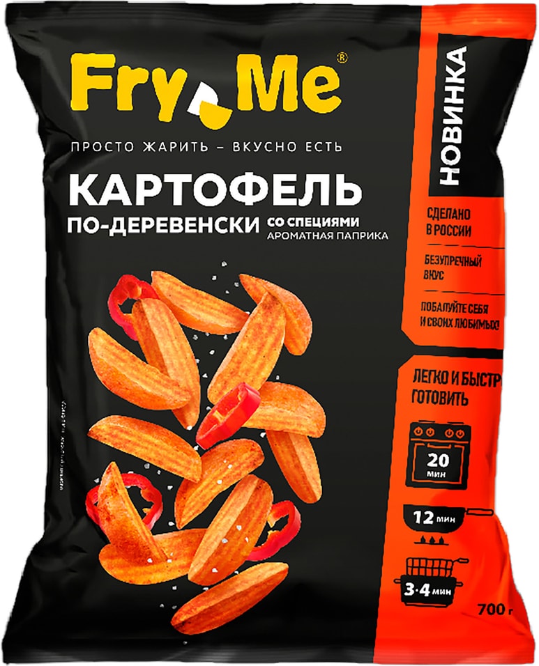 Отзывы о Картофеле фри Fry Me Ароматная паприка 700г