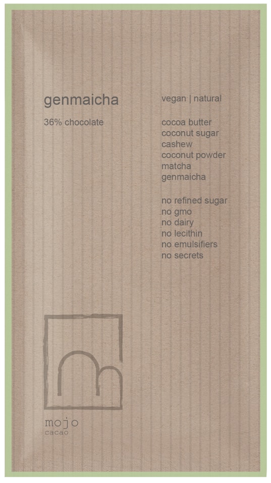 Шоколад Mojo Cacao Genmaicha 20г