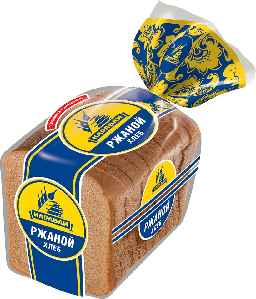 Хлеб Каравай Ржаной 415г