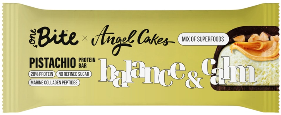 Батончик протеиновый One Bite Фисташка 50гс доставкой 108₽