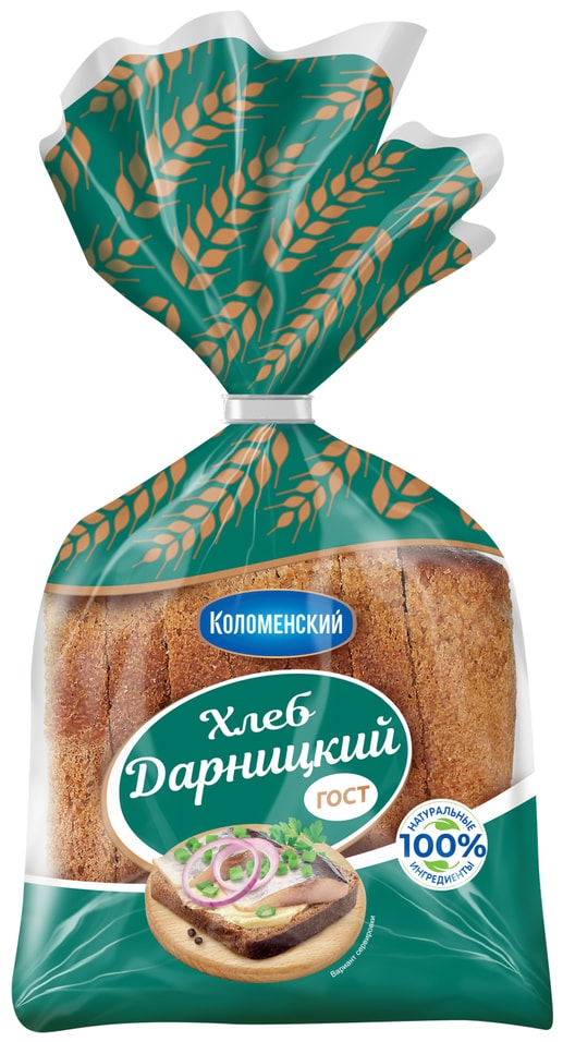 Хлеб Коломенский Дарницкий нарезка 350г