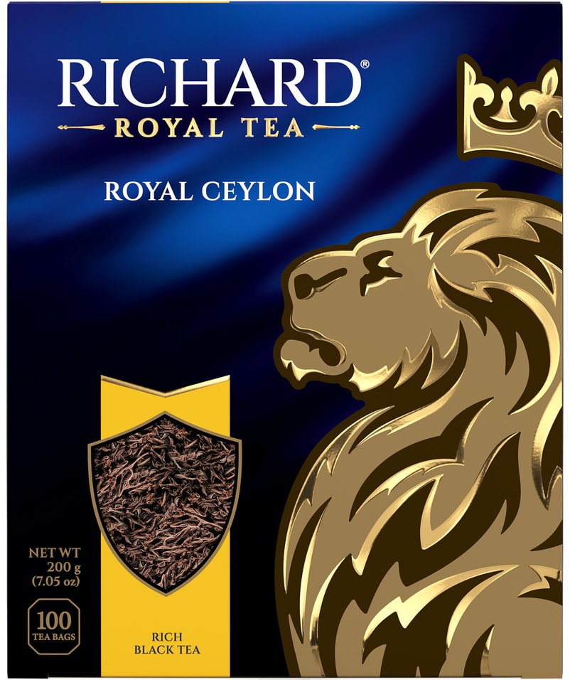 Чай черный Richard Royal Ceylon 1002г Закажите онлайн 349₽