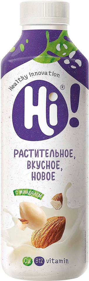 Напиток соевый Hi с миндалем 1.8% 750мл от Vprok.ru