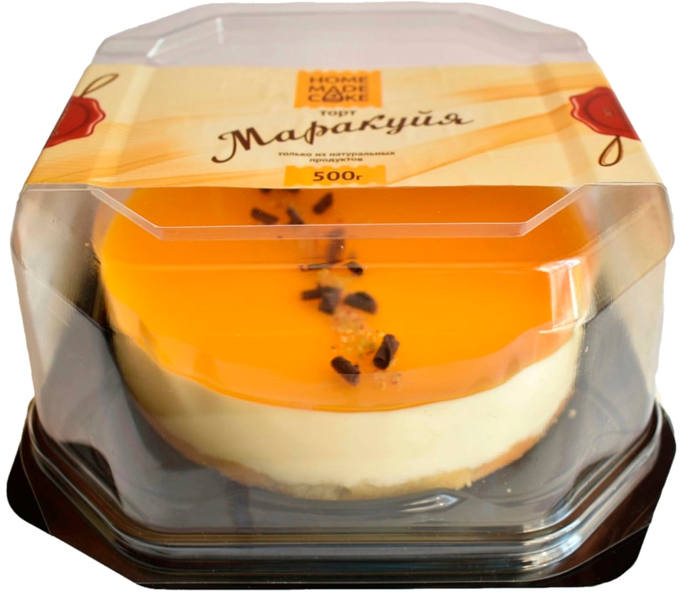 Торт Home Made Cake Маракуйя 500г - Vprok.ru Перекрёсток