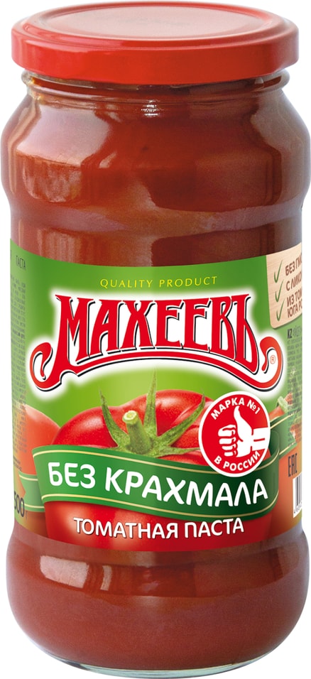 Паста томатная Махеевъ Домашняя 500г