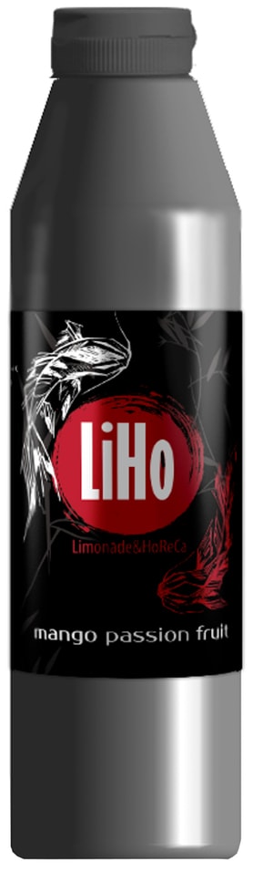 Сироп LiHo десертный основа для горячих и холодных напитков Манго-маракуйя 800мл