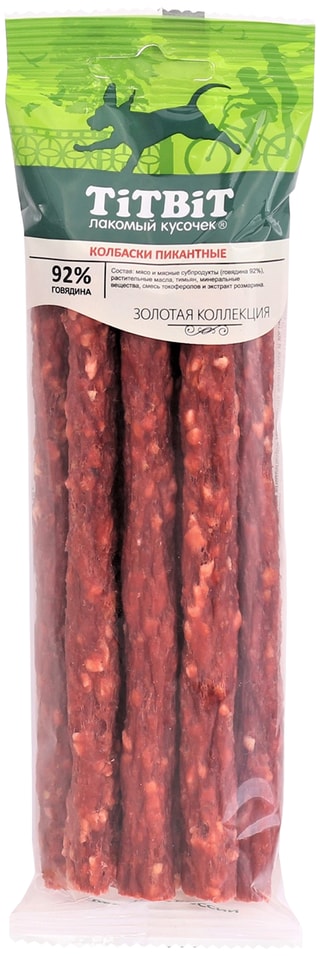 Лакомство для собак TiTBiT Колбаски пикантные 80г