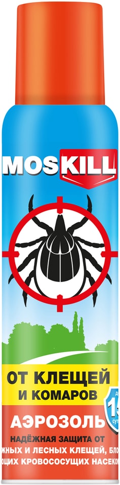 Аэрозоль от насекомых Москилл от клещей и комаров 150мл