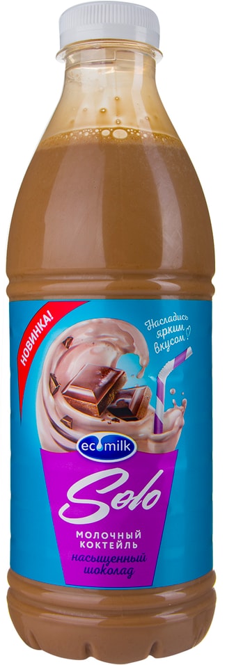 Коктейль молочный Экомилк Шоколадный 2% 930мл