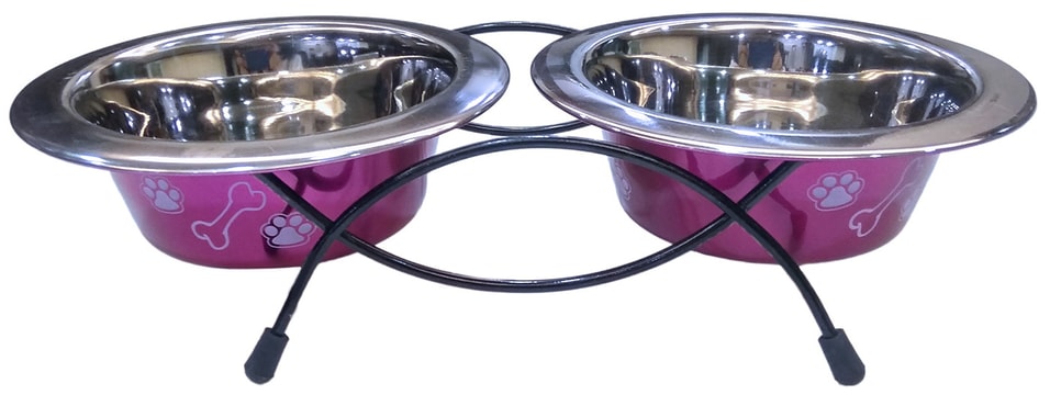 Миски для собак Lilli Pet Double Dinner на подставке 2*200мл