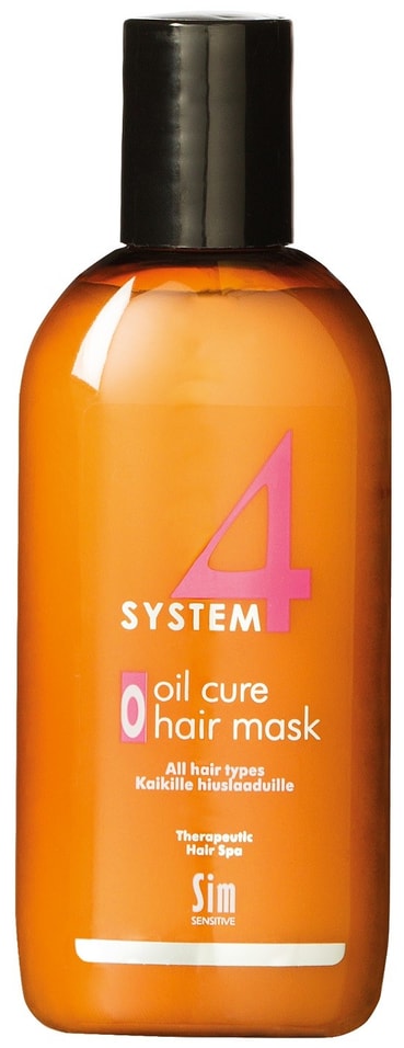 Маска для волос Sim Sensitive System 4 Oil cure hair mask Пилинговая для глубокого очищения кожи головы 100мл от Vprok.ru