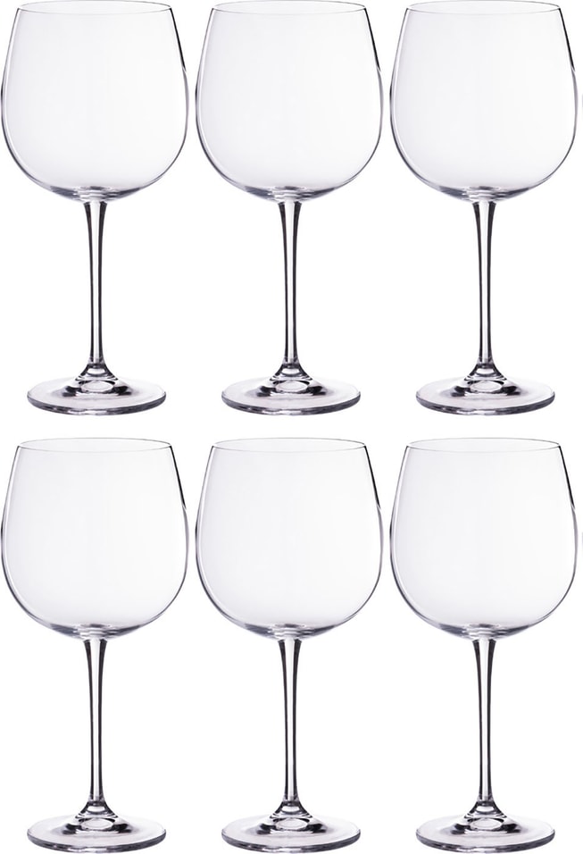 Набор бокалов Crystalite для вина 6шт*670мл от Vprok.ru