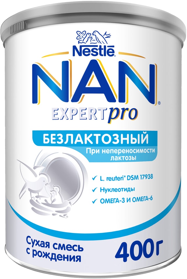 Смесь NAN Безлактозный 400г - Vprok.ru Перекрёсток