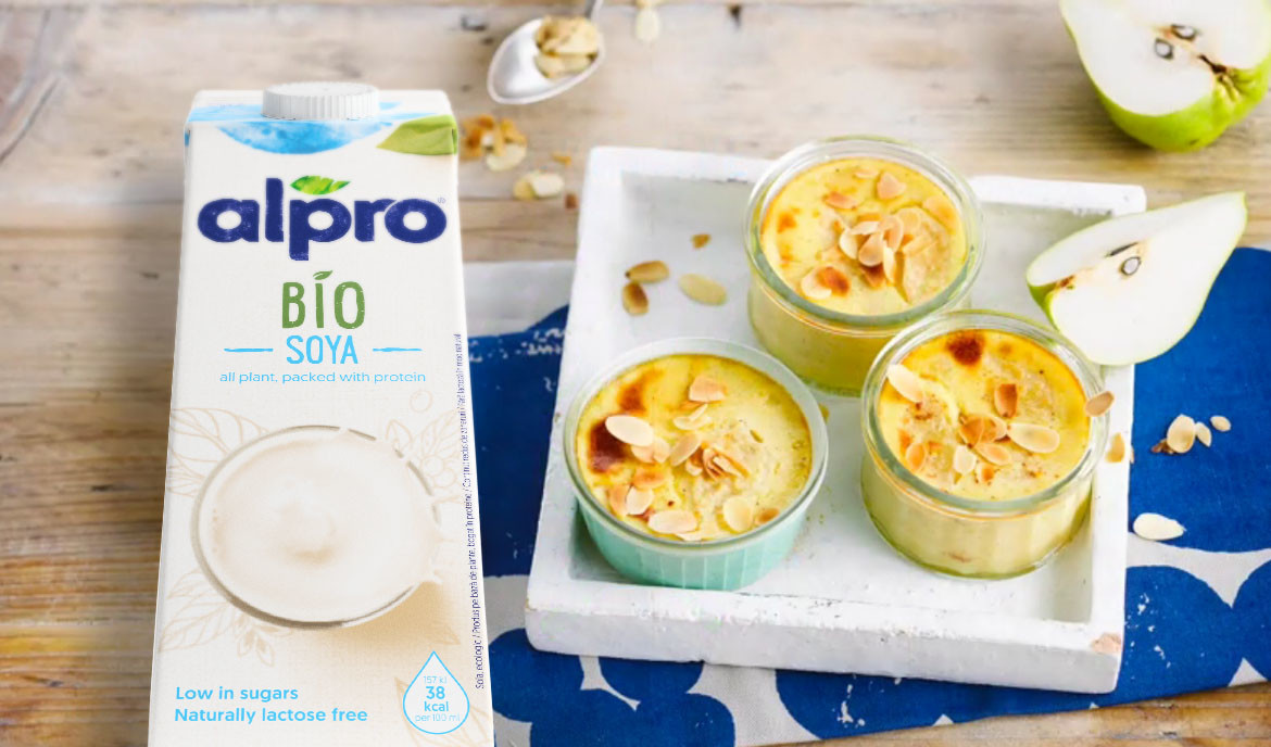 Ореховый пудинг на Alpro