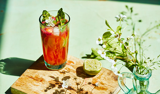 Клубничный Мохито безалкогольный