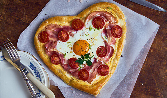 Тарт Сердце на завтрак