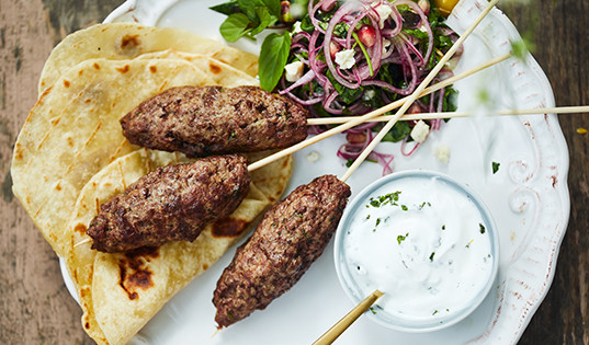 Люля-кебаб из говядины и баранины